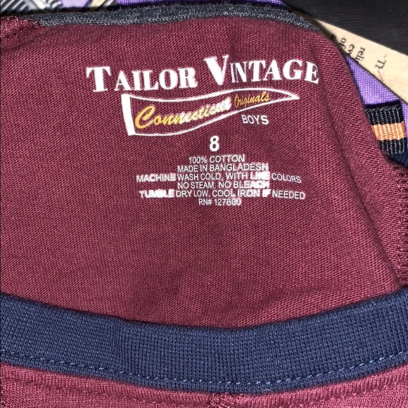 3/$10 Taylor Vintage boys long sleeve size 8 - Picture 4 of 4